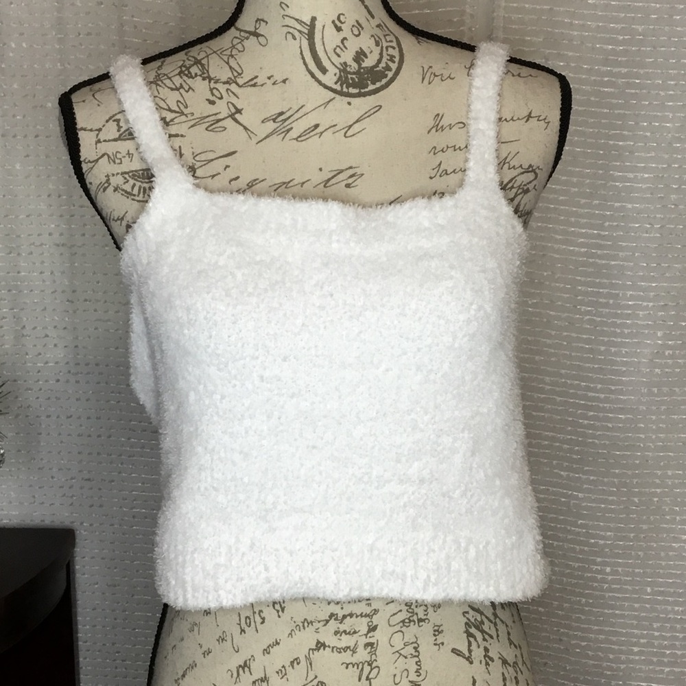Forever 21 Fluffy Soft Crop Tank Top